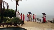 Rayo interrumpe una boda