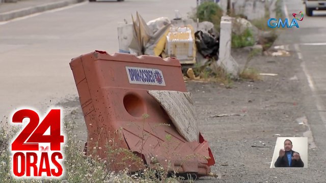 Kalsadang walang center island at puro tambak sa gitna, inireklamo | 24 Oras