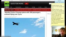 Raw Missiles fired at russian plane with 200 Passengers