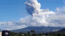 Erupción de Volcán en Filipinas