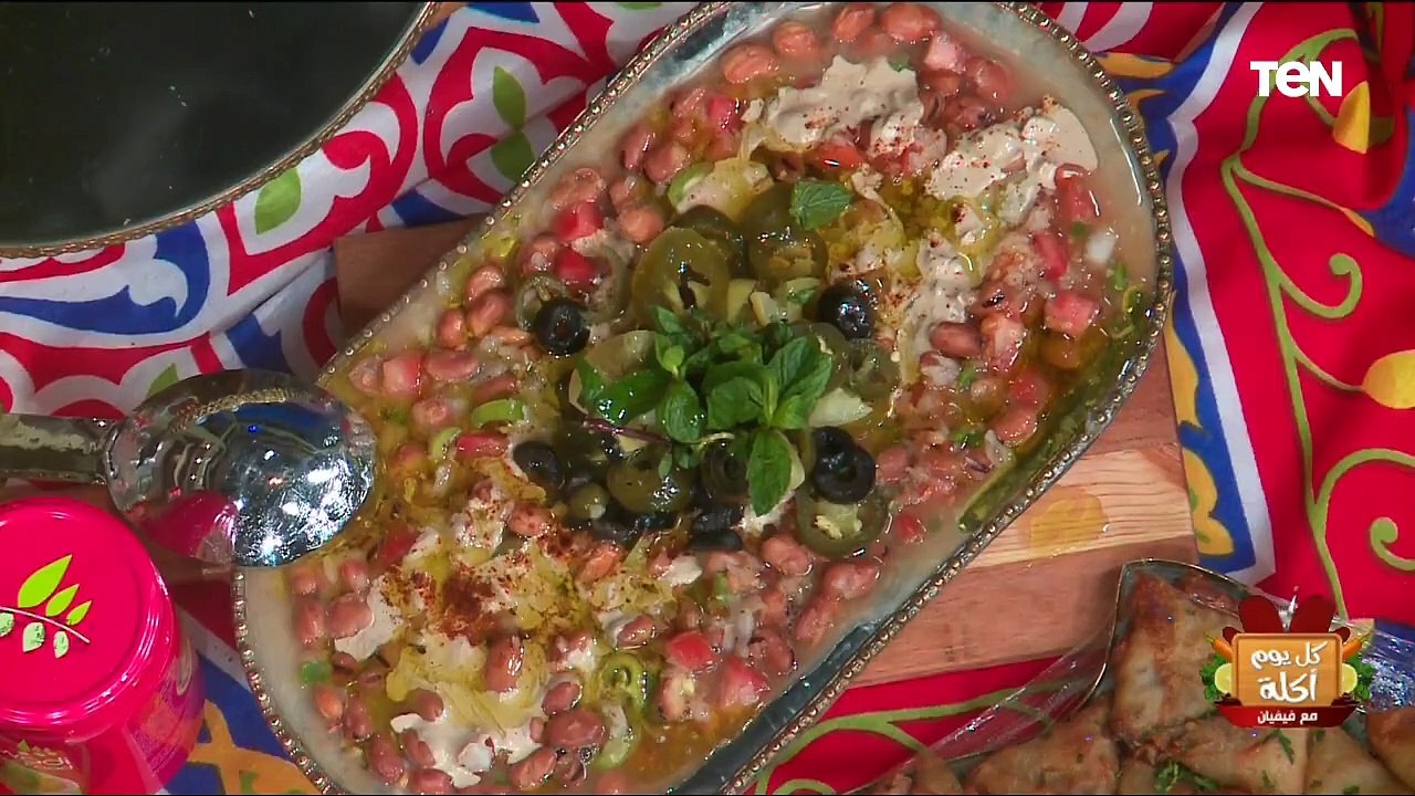 طريقة عمل سلطة الفاصوليا الحمراء والعدس بجبة مع الشيف فيفيان
