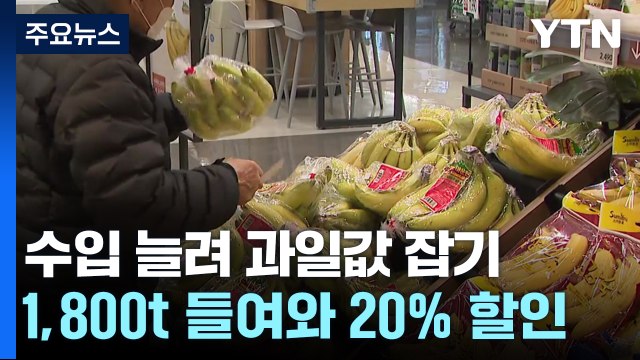 체리·키위도 할인... 수입과일 더 늘려 가격 안정 / YTN