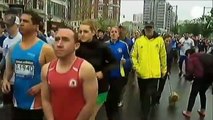 Corredores del Maraton de Boston completan al aultima milla