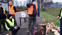 Protest rolników DK6 Sławno