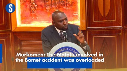 Murkomen: The Matatu involved in the Bomet accident was overloaded