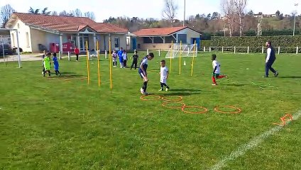 Entraînement école de foot