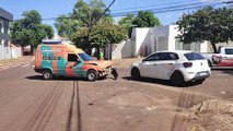 Fiorino e Polo se envolvem em colisão no cruzamento das ruas Rio Grande do Sul e Uruguai