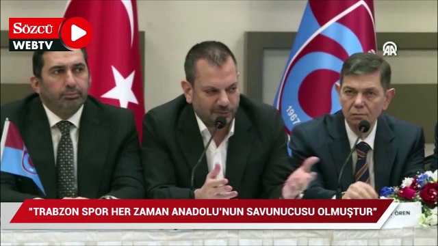 Trabzonspor Başkanı Doğan: Trabzonspor her zaman Anadolu'nun savunucusu olmuştur