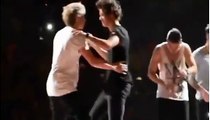 Harry Styles y Niall Horan bailan vals durante su concierto en Louisville Kentucky