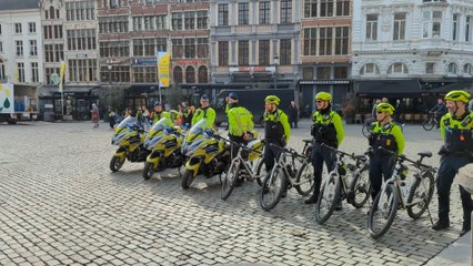 Fusillade à Lodelinsart : la police d'Anvers observe une minute de silence