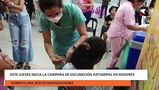 Este jueves inicia la campaña de vacunación antigripal en Misiones