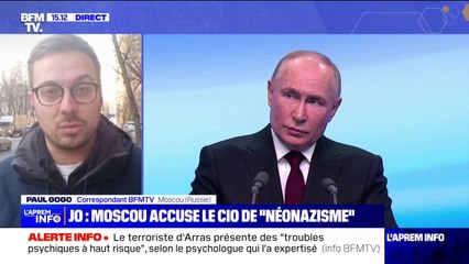 Vladimir Poutine qualifie le comité des Jeux Olympiques de "néonazis"