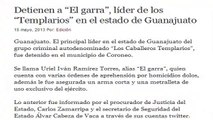 Un encapuchado envía mensaje a Enrique Peña Nieto envia denuncia de vínculos del narco con mandos policiacos en Celaya
