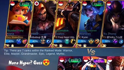HYPER NYA KO NANA EMANG BOLEH #mobilelegends