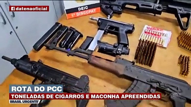 PCC: Toneladas de cigarros e maconha apreendidas em rota do tráfico