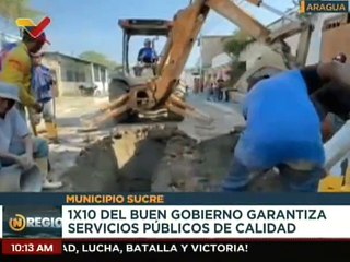 Aragua | Plan Topo sustituyó más de 500 mts de tubería de agua servida en el sector 12 de Octubre