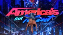 Americas Got Talent 2013 Tavi  Antonio  Acrobatic Duet Gets Howard and Howie to Kiss