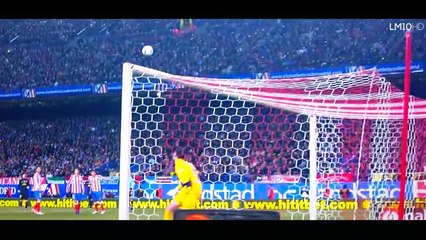 Messi amazing dribbling skill, assist and beautiful goal
