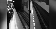 Mujer checa cae a las vías del metro en Praga y sale viva