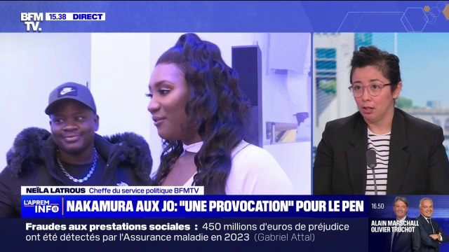 JO: Marine Le Pen dénonce une provocation d'Emmanuel Macron si Aya Nakamura participe à la cérémonie d'ouverture