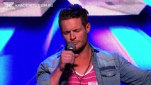 The X Factor Australia 2013  Tyler Hudson Unwell  Auditions  1st Week Auditions
