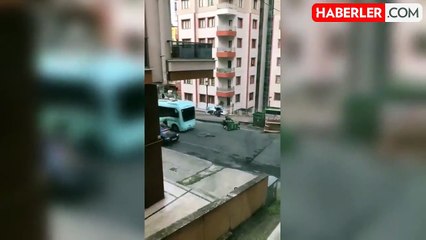 Rize'de husumetli iki grup, cadde ortasında çatıştı