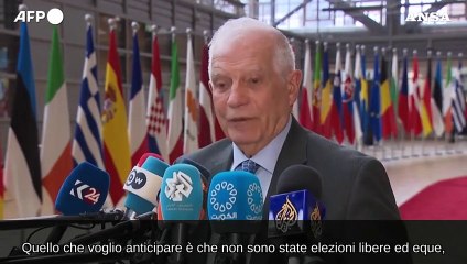 Elezioni Russia, Borrell: "Voto basato su repressione e intimidazione"