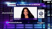 Premios Tu Mundo 2013  Gaby Espino gana el favorito de la noche