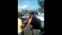 Militar borracho detenido por miembros de la policía comunitaria de Buenavista Michoacán
