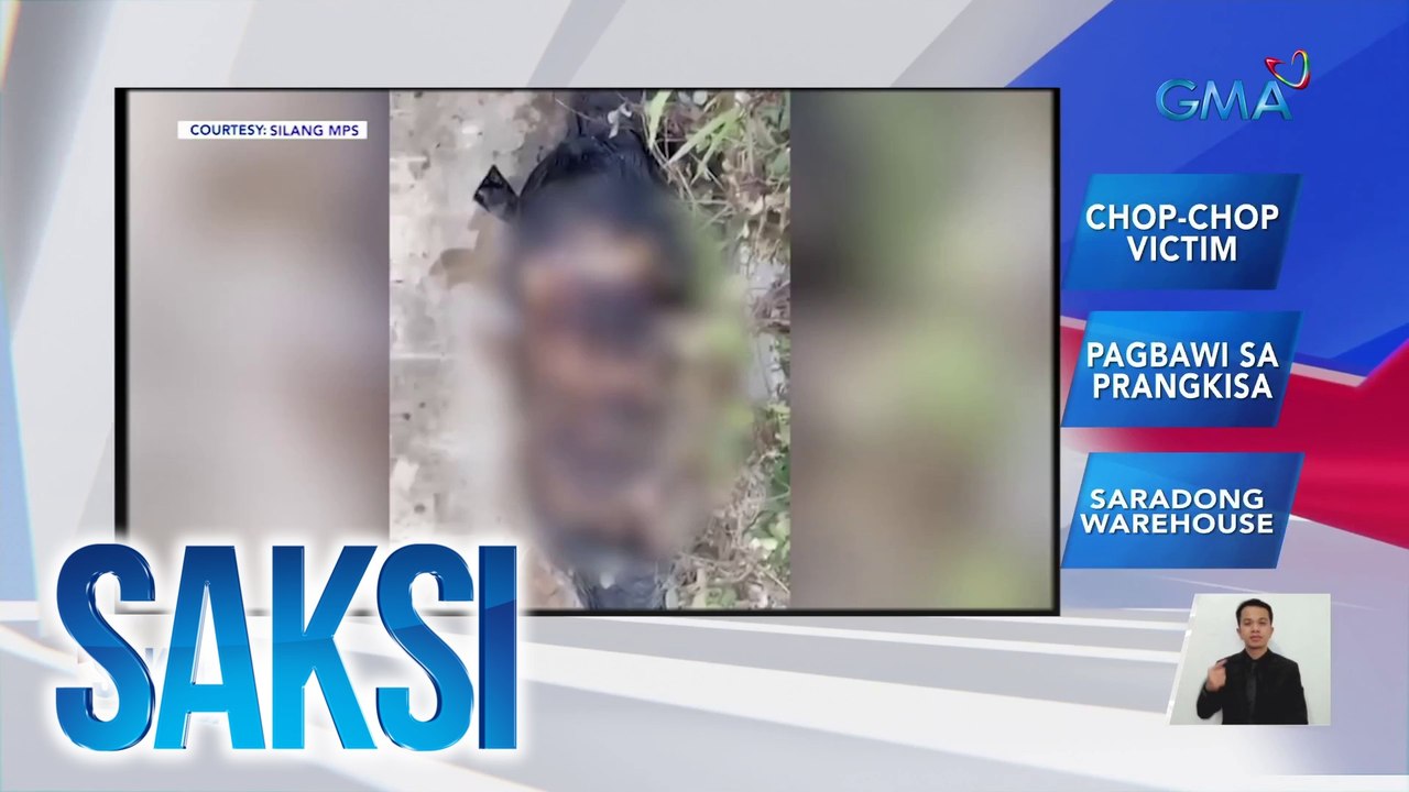 Chop-chop na bangkay na natagpuan sa CALAX, kinilala ng kanyang mga kaanak | Saksi