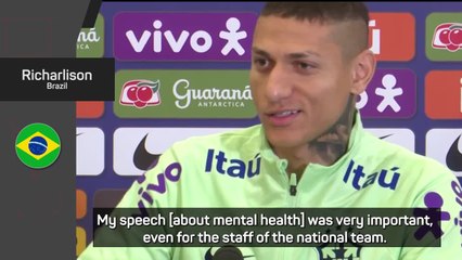 Richarlison says getting psychological help “saved his life”