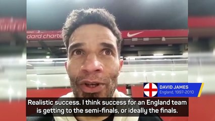 David James hopes England don't go into the Euros expecting to win