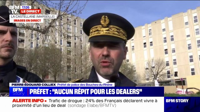 Opération place nette XXL à Marseille: Nous ne laisserons aucun répit à ces dealers dans les prochaines semaines , affirme le préfet de police des Bouches-du-Rhône