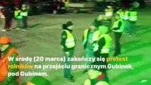 Gazeta Lubuska. Ostatni dzień blokady rolników na przejściu Gubinek