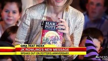 JK Rowling on Harry Potter Anniversary