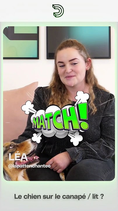 Laisser son chien monter sur le lit, je match ? Découvre mon 8 Match sur Dailymotion !