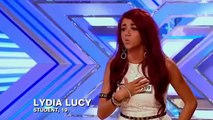 The X Factor UK 2013 Lydia Lucy sings Mama Knows Best by Jessie J  Room Auditions Week 3