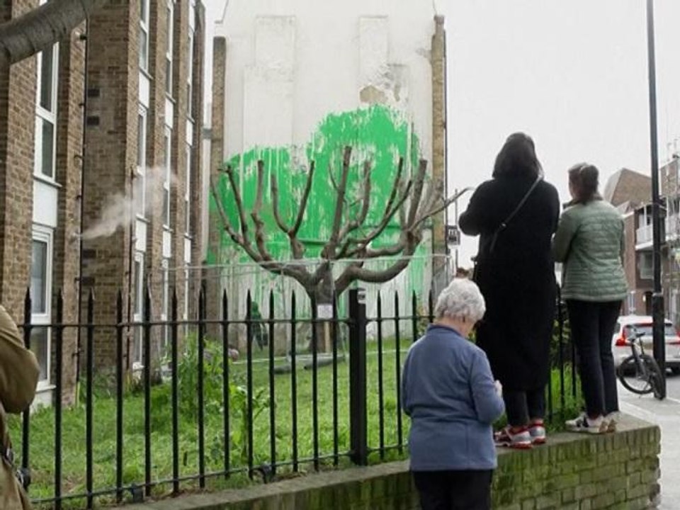 Regno Unito, deturpata l'ultima opera di Banksy