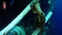 News  Underwater Video Shows Capsized Cruise Ship