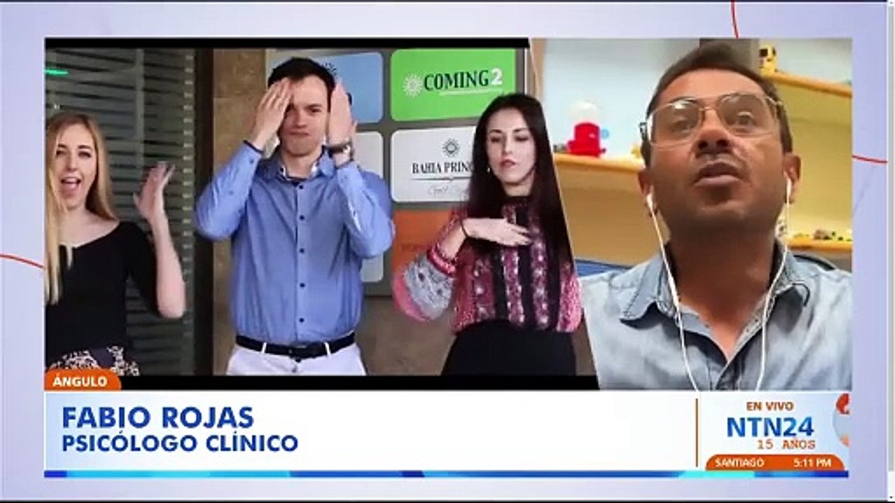 Un voluntario, un psicólogo y un deportista hab...