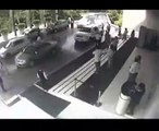 Trabajador de valet parking choca un Lamborghini en hotel