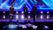 The X Factor UK 2013 Rough Copy sing Little Things by One Direction  Arena Auditions Week 3