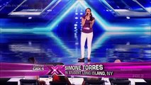 The X Factor USA  2013  Simone Torres  Mustang Sally Audition