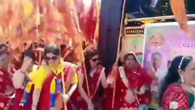 श्याम बाबा की निशान यात्रा में उमड़े श्रद्धालु, चहुंओर गूंजा खाटू वाले की जय