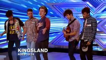 The X Factor UK 2013 The Kingsland boys sing Dont You Worry Child  Room Auditions Week 3