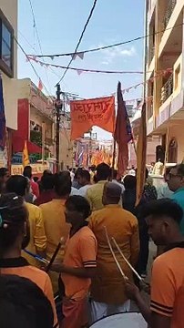 खाटू श्याम मंदिरों में फाग उत्सव की धूम, निकाली निशान यात्रा