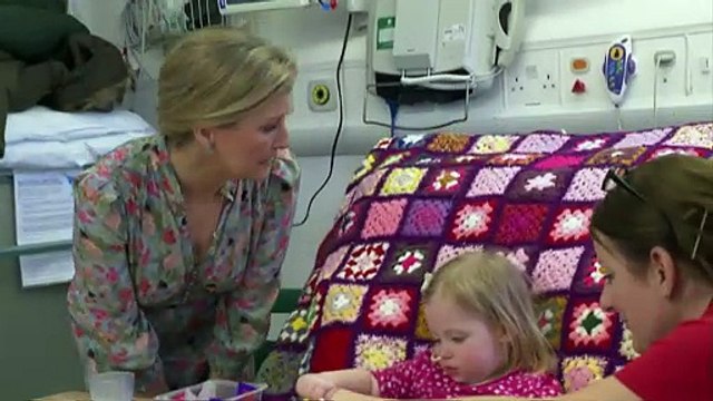 Duchess of Edinburgh visits children’s hospital in Leeds
