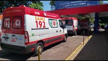 Com hospitais lotados, falta de macas afeta atendimento do Samu em Cascavel