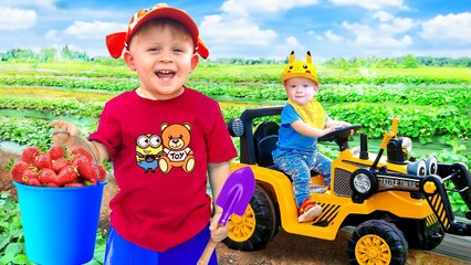 Funny kids stories with Oliver and Baby Adam