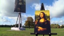 gigante Lienzo de Mona Lisa en Londres